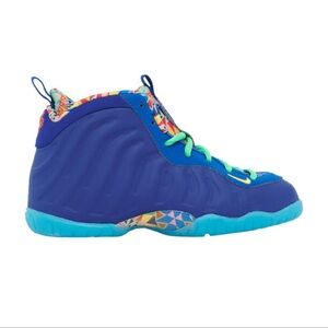 Nike Little Posite One PS ASW Blue Kaleidoscope Shoes 3Y DZ5192-400 Sneakers